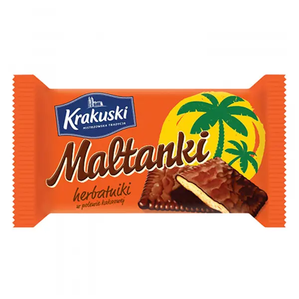 Krakuski Maltanki - Kekse in Schokolade - Ciastka w polewie kakaowej 80g