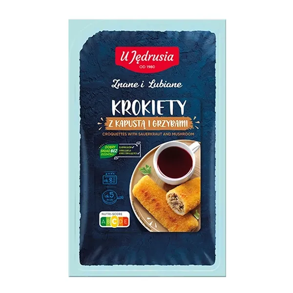 Kroketten, gefüllte Kroketten, Pfannenkuchen, frittierte Snacks, Pilzfüllung