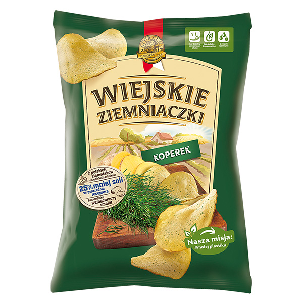 chips, kartoffelchips, grüneverpackung, grüne verpackung, koperek