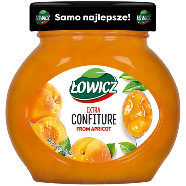 Konfitüre, Aprikose, Glas, Orangetönung, Löffel