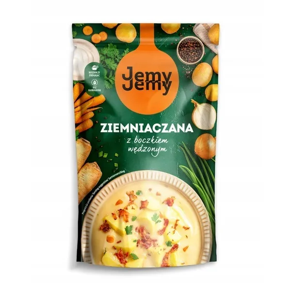 Ziemniaczana, mit boczkiem, wędzony, ziemniaki, kremowa zupa