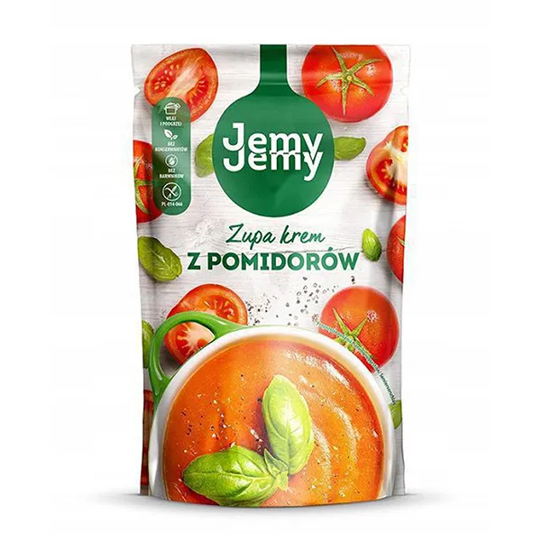 Tomatensuppe, Paket, Tomatensauce, Konsistenz, Kräuter
