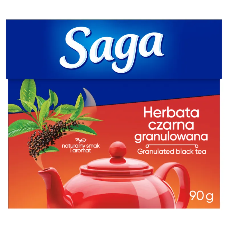 granulated black tea, black tea, tea box, herbata czarna granulotowana, 90 g