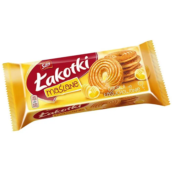 Butterkeks, Vanille, Runder Keks, Wrapped Snack, Polnischer Snack
