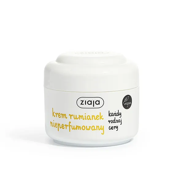 creme, kamomile, nieperfumowany, weganski, ziajja