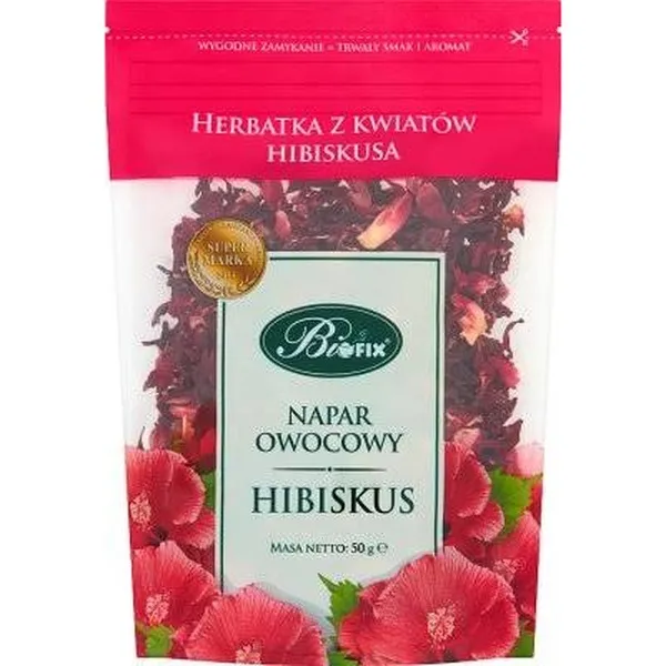 Herbata, Hibiskus, Napar, Kwiatowy, Opakowanie 50 g