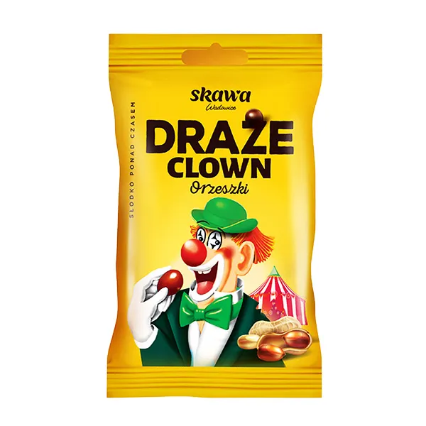 Karamellbonbon, Clown, Nüsse, Orzechowy, Snack