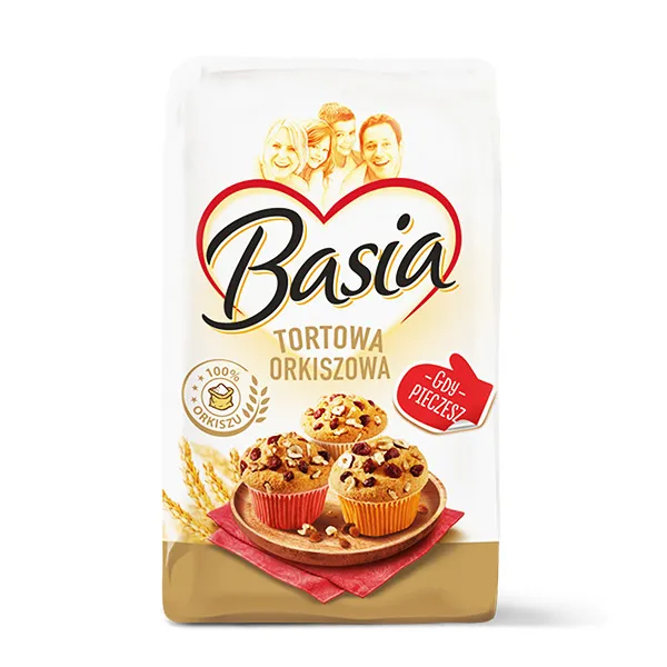 kuchenmischung, tortenkuchen, orzechowa, płatki, muffiny