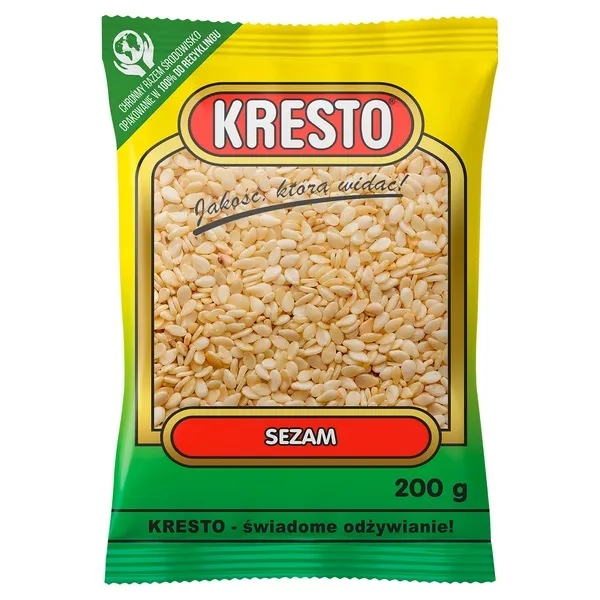 sesam, sesamsamen, 200 g, verpackung, Kresto