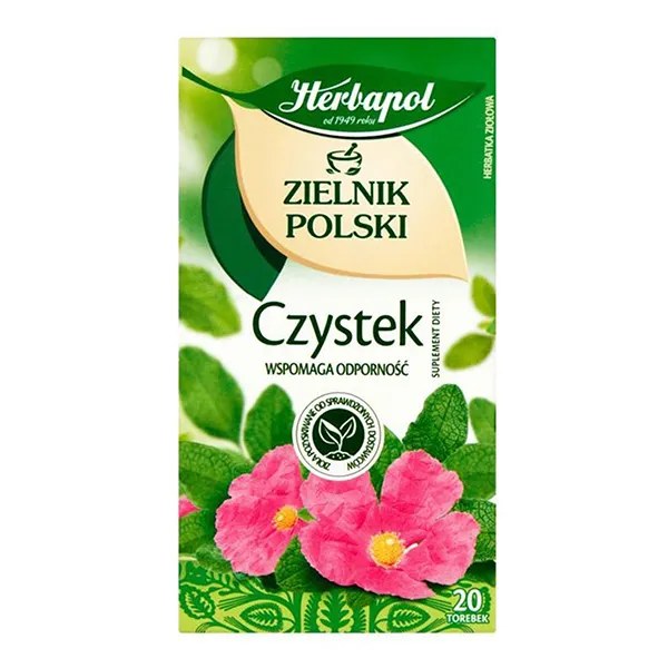 ziółko, zielnik, czystek, herbata, suplement diety