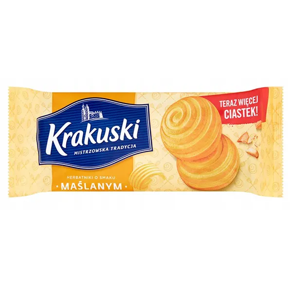 cookie, shortbread, butter, krakuski, wrapper