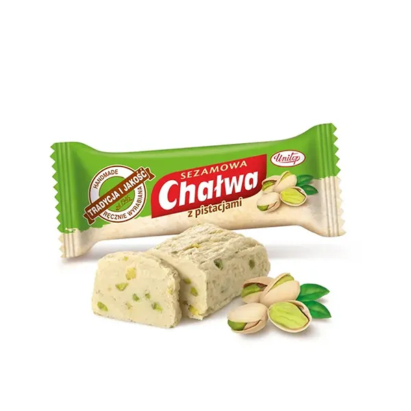 Unitop Chałwa sezamowa z pistacjami 50g