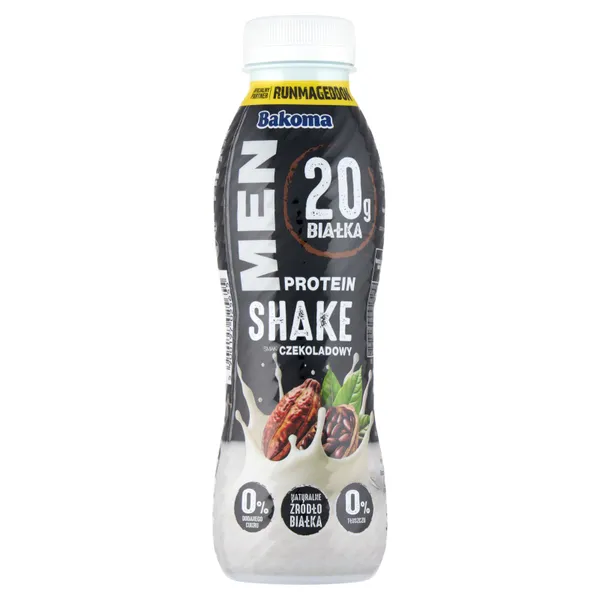 Proteinpshake, Schokoladen, Milchshake, 20g Protein, Vegetarisch