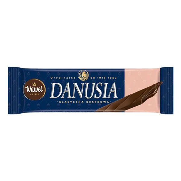Schokoladenriegel, Dunkle Schokolade, Keks-Riegel, Mandel-Überzug, Wavel Danusia