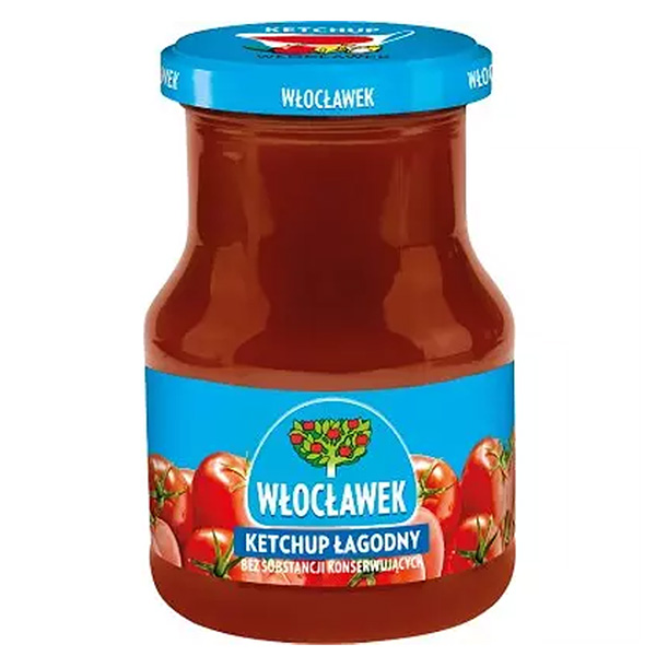 Wloclawek Ketchup Mild - Ketchup lagodny 380g