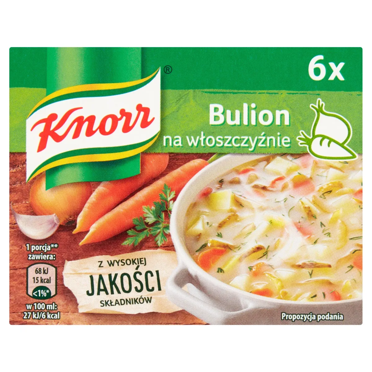 Knorr, Gemüsebrühe, Karotte, Suppe, Verpackung