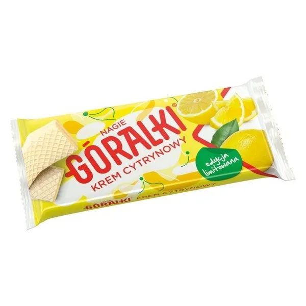 Wafer, Eisriegel, Zitrone, Zitronengeschmack, Vanillewafer