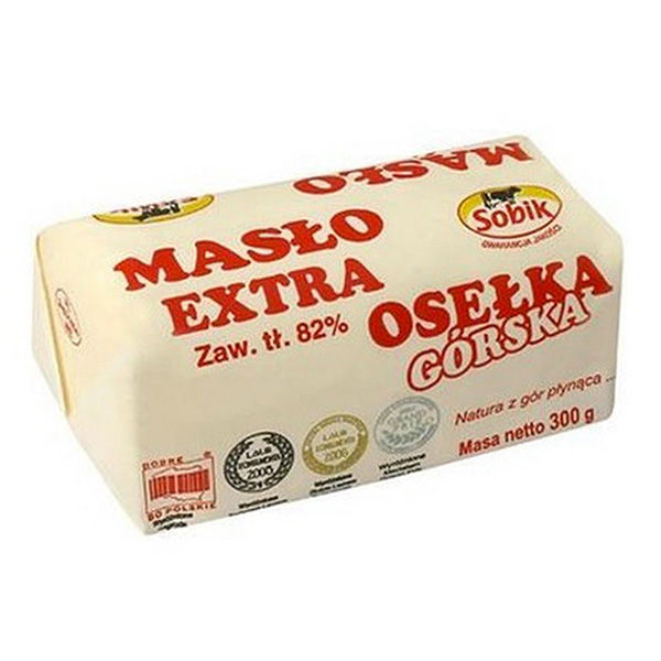 Sobik Extra Butter 82% - Maslo extra oselka gorska 300g