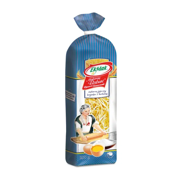Pasta, Eiernudeln, Produktverpackung, 250 g, Kochzubereitung