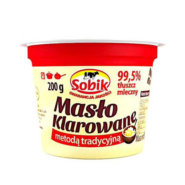 butter, clarified, 200 g, dairy, traditional method