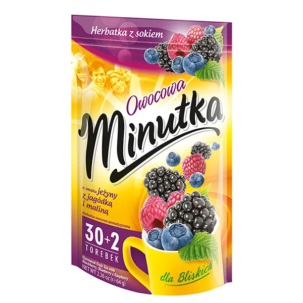 Fruchtsaft, Beerenmischung, Beutel, Beeren-Geschmack, Himbeere Blaubeere Brombeere