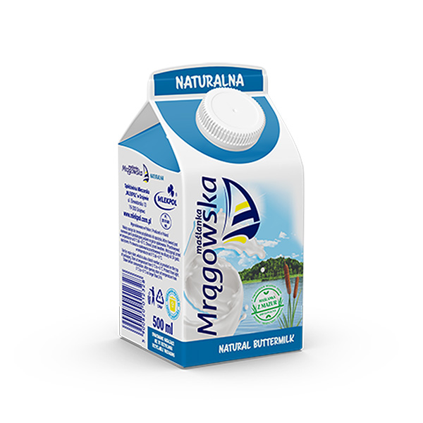 Mlekpol Natürliche Buttermilch - Maslanka Mragowska 500ml