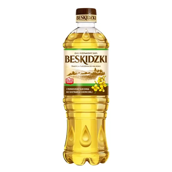 Sonnenblumenöl, Speiseöl, Beskidzki, Kunststoffflasche, 500 ml