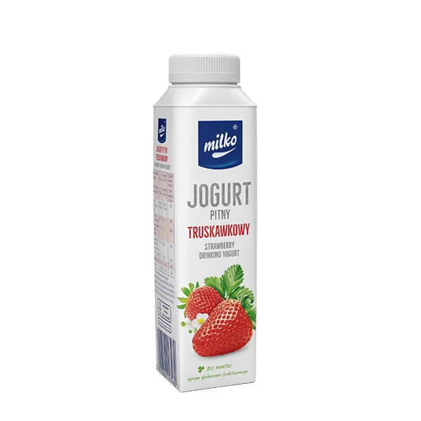 Joghurt, Truskawka, Strawberry, Napój, Jogurt pitny