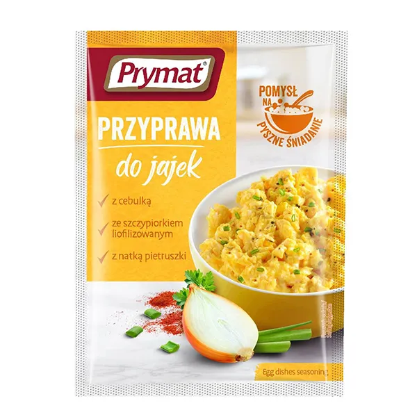 Przyprawa, do jajek, z cebulką, pieprz, pomysł na śniadanie