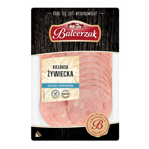 Wurst, Kielbasa, Scheiben, Fleischware, Kühlware