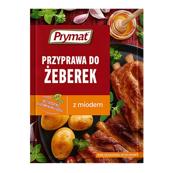 Ribsgeschmack, Rippfleisch, Honig, Gewürzpulver, Kartoffeln