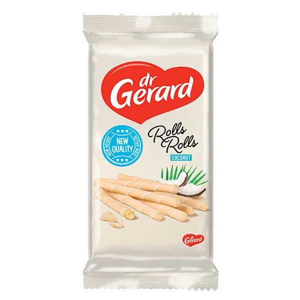 rolls, kokos, cookie, snack, verpackung