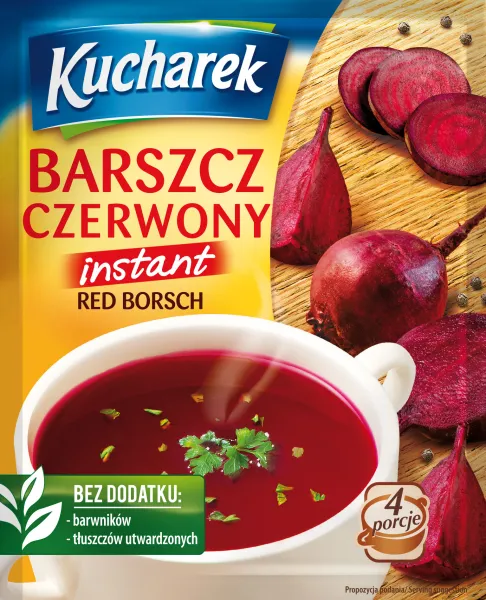 barszcz, zupa, buraki, pokazany, opakowanie, barszcz, instant, roter borschtsch, suppe, randen