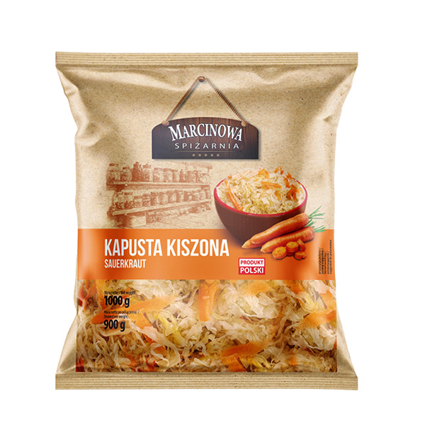 Marcinowa spizarnia Sauerkraut - Kapusta kiszona 1000g/900g