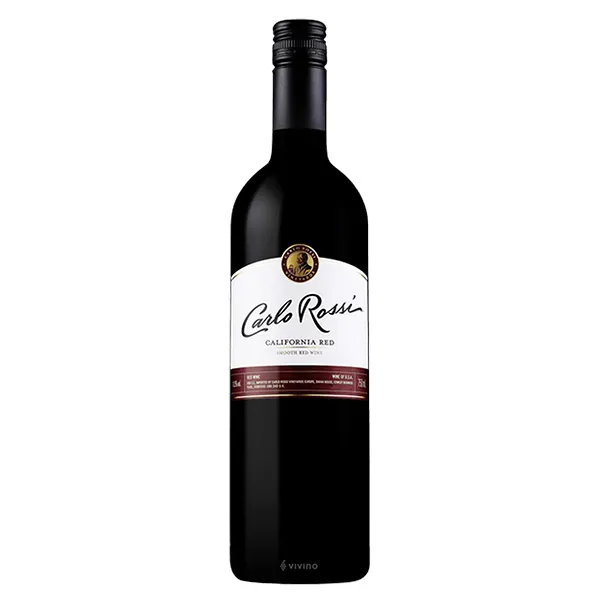 Flasche, Rotwein, California Red, Weinflasche, Etikett Weiß