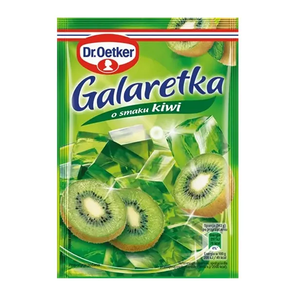 kiwi, grape flavor, gelatine cubes, fruchtguss, tüte pearl green