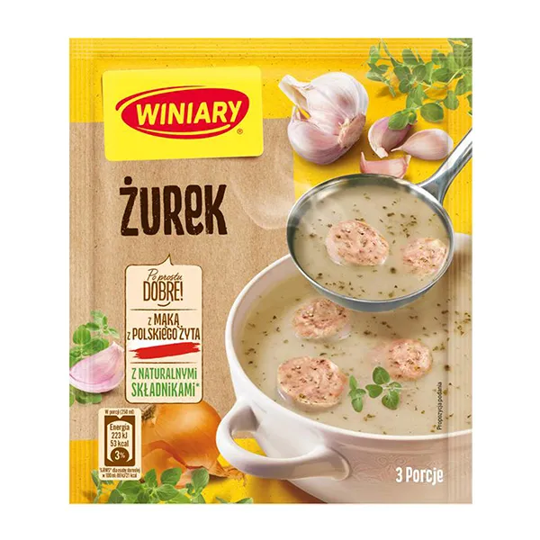 Zurek, Suppenpulver, Kartoffelmehl, Suppe, 3 Portionen