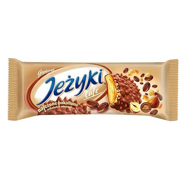 Schokoriegel, Kaffeearoma, Nuss, Biskuit, Wrap-Verpackung