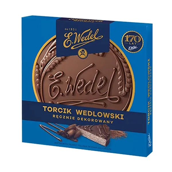 Schokoladenverpackung, Tafelschokolade, Milchschokolade, TorciK Wedlowski, gezackter Schriftzug