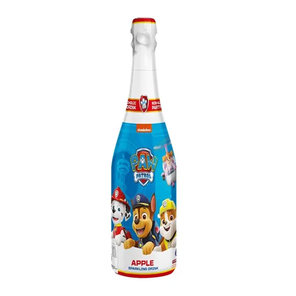 Paw Patrol, Sprudelgetränk, Apfel, Flasche, Kindergetränk