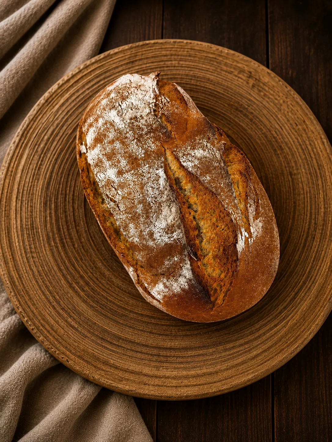 Brot, Roggenbrot, Brotrinde?, Goldene Kruste, Rustik