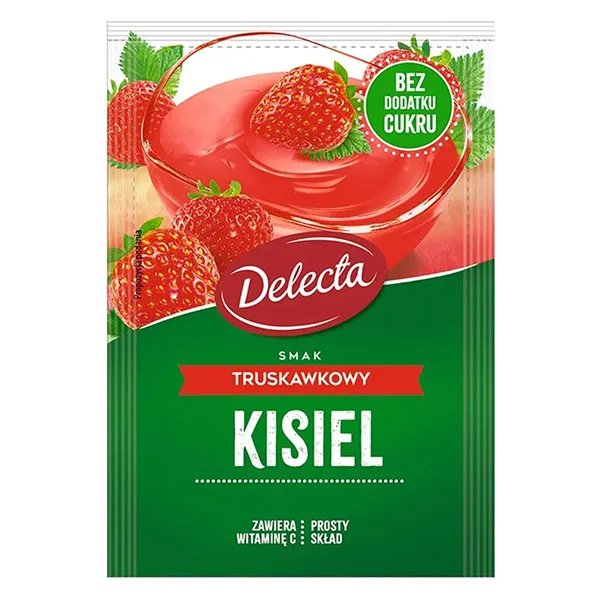 Erdbeeren, Kirsseille, Kissel, Truskawkowy, Beutel