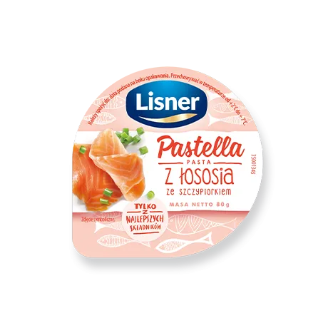 Lisner Pastella pasta z łososia ze szczypiorkiem 80 g
