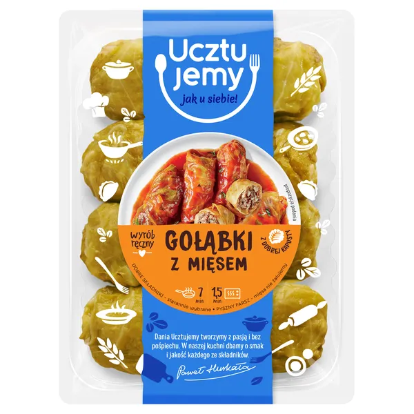 pierogi, dumplings, mit-füllung, verpackt, gelb