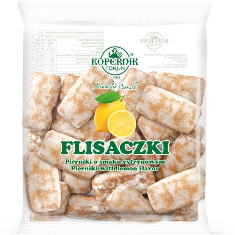 Kopernik Pierniki Flisaczki o smaku cytrynowym 153g