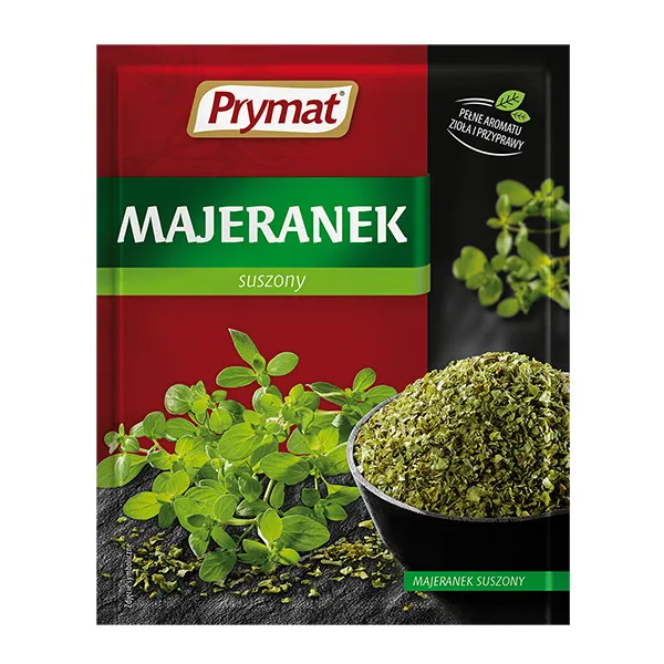 Majeranek, suszony, zioła, wkład, szczypta