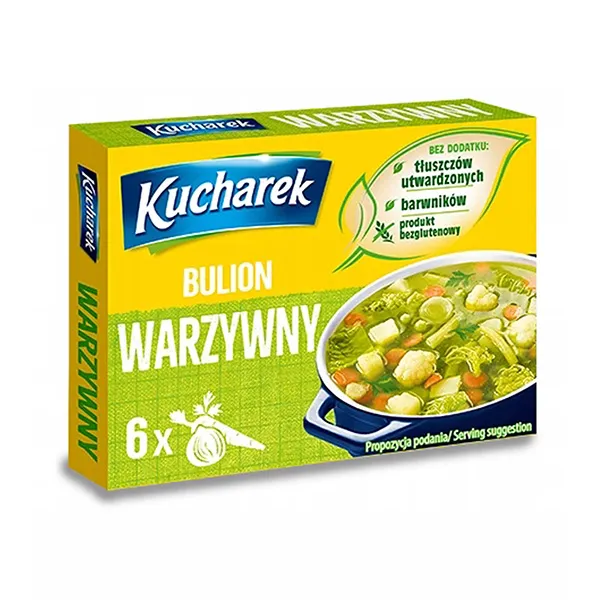 warzywny bulion, kostka rosołowa, warzywa, koncentrat bulionowy, przyprawa do zupy