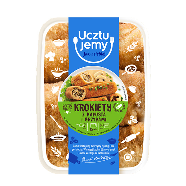 Kroketten Mit Kohl Und Pilzen