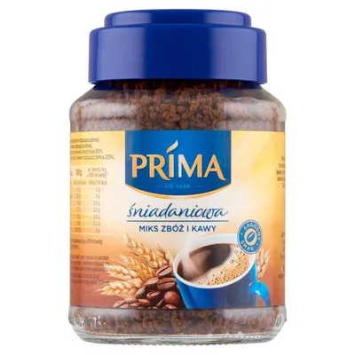 Instantkaffee, Kaffeepulver, Glasbehälter, gemahlener Kaffee, blauer Deckel