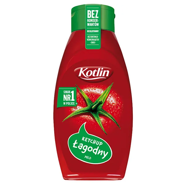 Kotlin Ketchup łagodny 450g